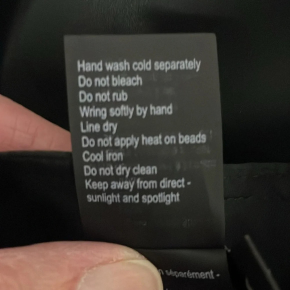 Spanner Midi Maxi Skirt Bedazzled Crystal Hemline Size 6 Black Sequins Tulip New - Picture 6 of 8